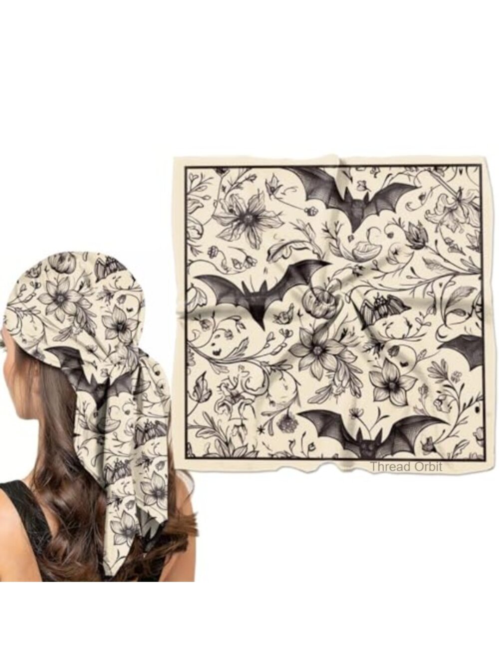 Satin Silk Feeling Square Scarf 27.5in Head Hair Wrap Bandana Neck Wrap
